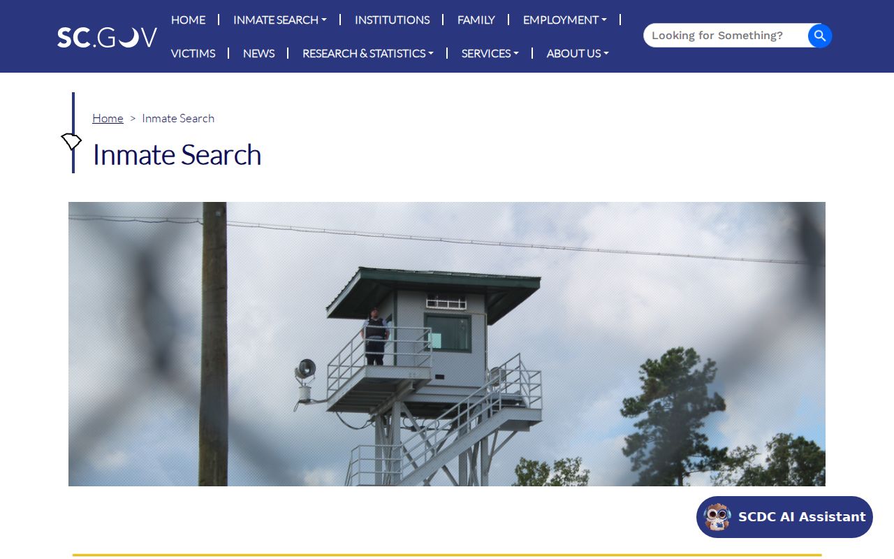 Clarendon County arrest history SCDC inmate search